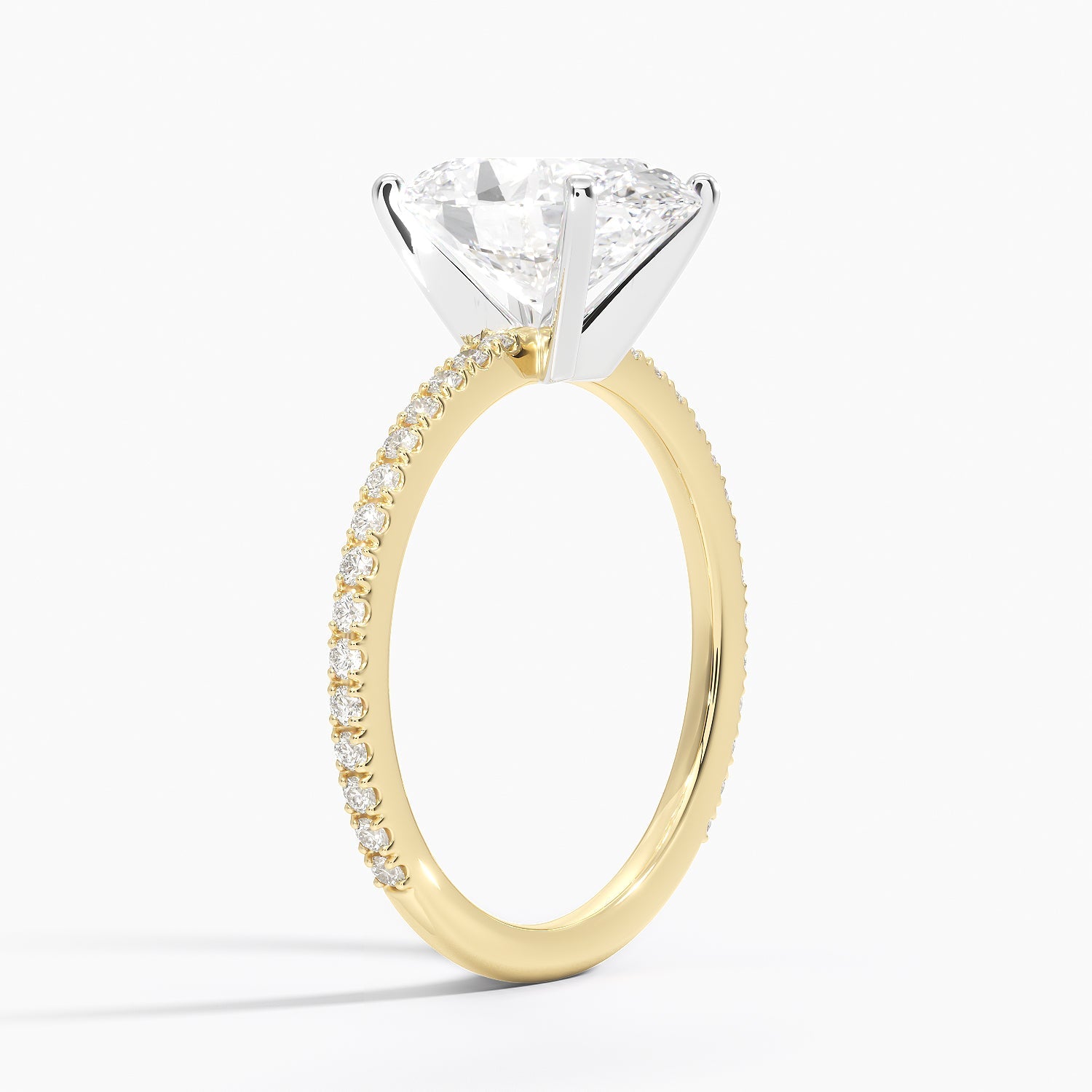 ecomposer-metal type-yellow-gold-18K,ecomposer-ring setting-pave