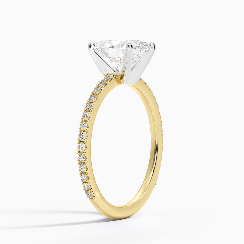 ecomposer-view with diamond shape-oval,ecomposer-size-2-ct,ecomposer-metal type-yellow-gold-18k