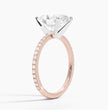 ecomposer-metal type-rose-gold-18K,ecomposer-ring setting-solitaire