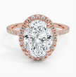 ecomposer-metal type-rose-gold-18K,ecomposer-ring setting-halo-pave