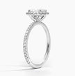 ecomposer-metal type-white-gold-18K,ecomposer-ring setting-halo-pave