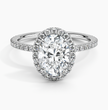 ecomposer-metal type-white-gold-18K,ecomposer-ring setting-halo-pave