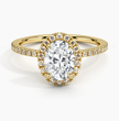 ecomposer-metal type-yellow-gold-18K,ecomposer-ring setting-halo-pave