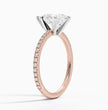 ecomposer-metal type-rose-gold-18K,ecomposer-ring setting-pave