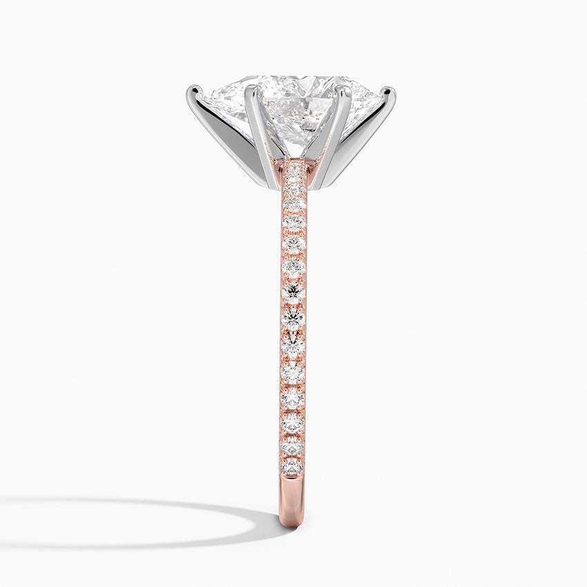 ecomposer-view with diamond shape-pear,ecomposer-size-1.5-ct,ecomposer-metal type-rose-gold-18k