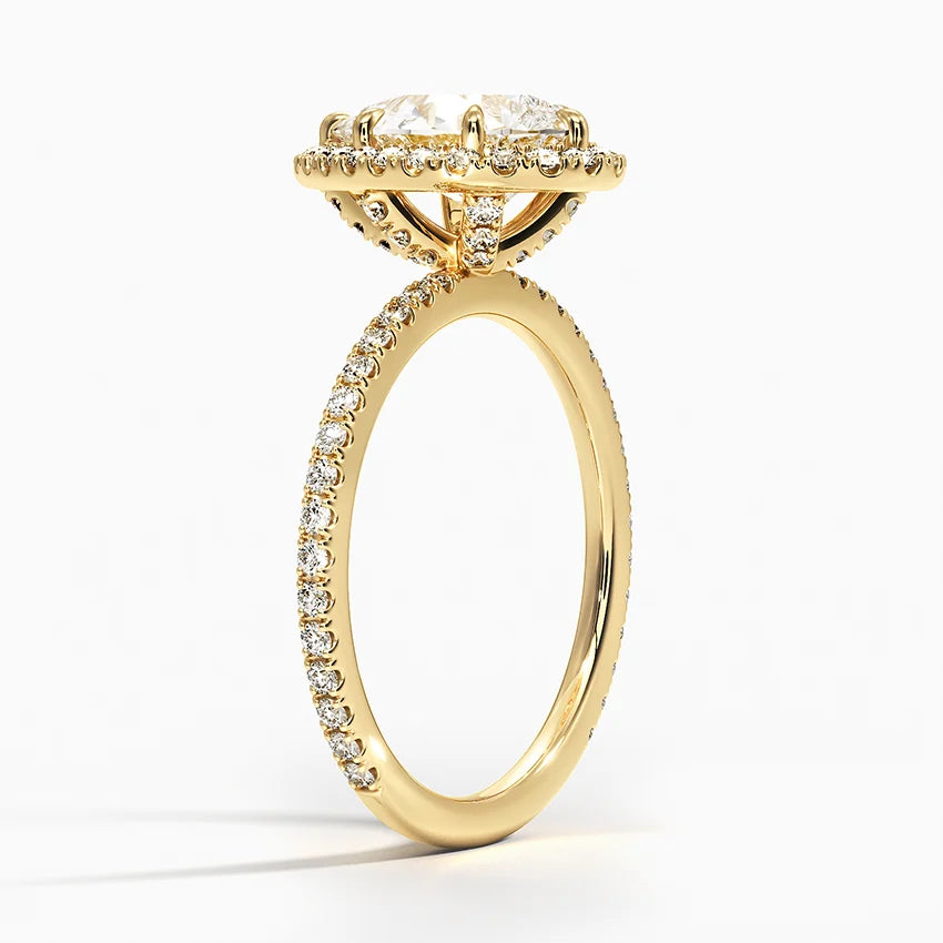 ecomposer-view with diamond shape-pear,ecomposer-size-1.5-ct,ecomposer-metal type-yellow-gold-18k