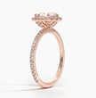 ecomposer-view with diamond shape-pear,ecomposer-size-1-ct,ecomposer-metal type-rose-gold-18k