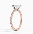 ecomposer-metal type-rose-gold-18K,ecomposer-ring setting-pave