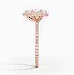 ecomposer-view with diamond shape-pear,ecomposer-size-1-ct,ecomposer-metal type-rose-gold-18k