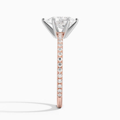 ecomposer-view with diamond shape-pear,ecomposer-size-1-ct,ecomposer-metal type-rose-gold-18k