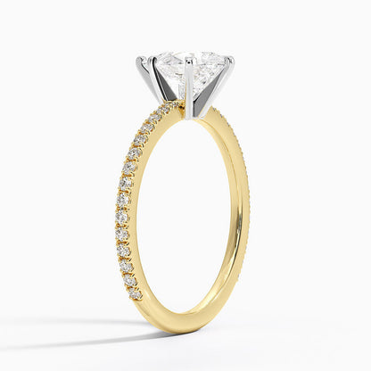 ecomposer-view with diamond shape-pear,ecomposer-size-1-ct,ecomposer-metal type-yellow-gold-18k