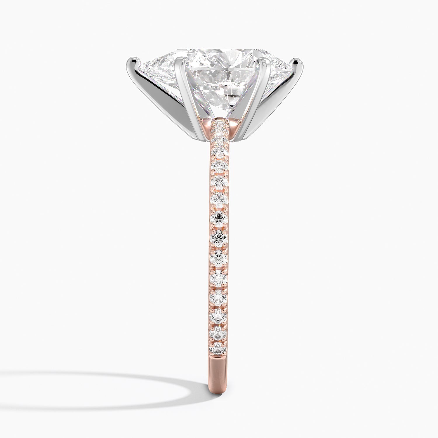 ecomposer-view with diamond shape-pear,ecomposer-size-2.5-ct,ecomposer-metal type-rose-gold-18k