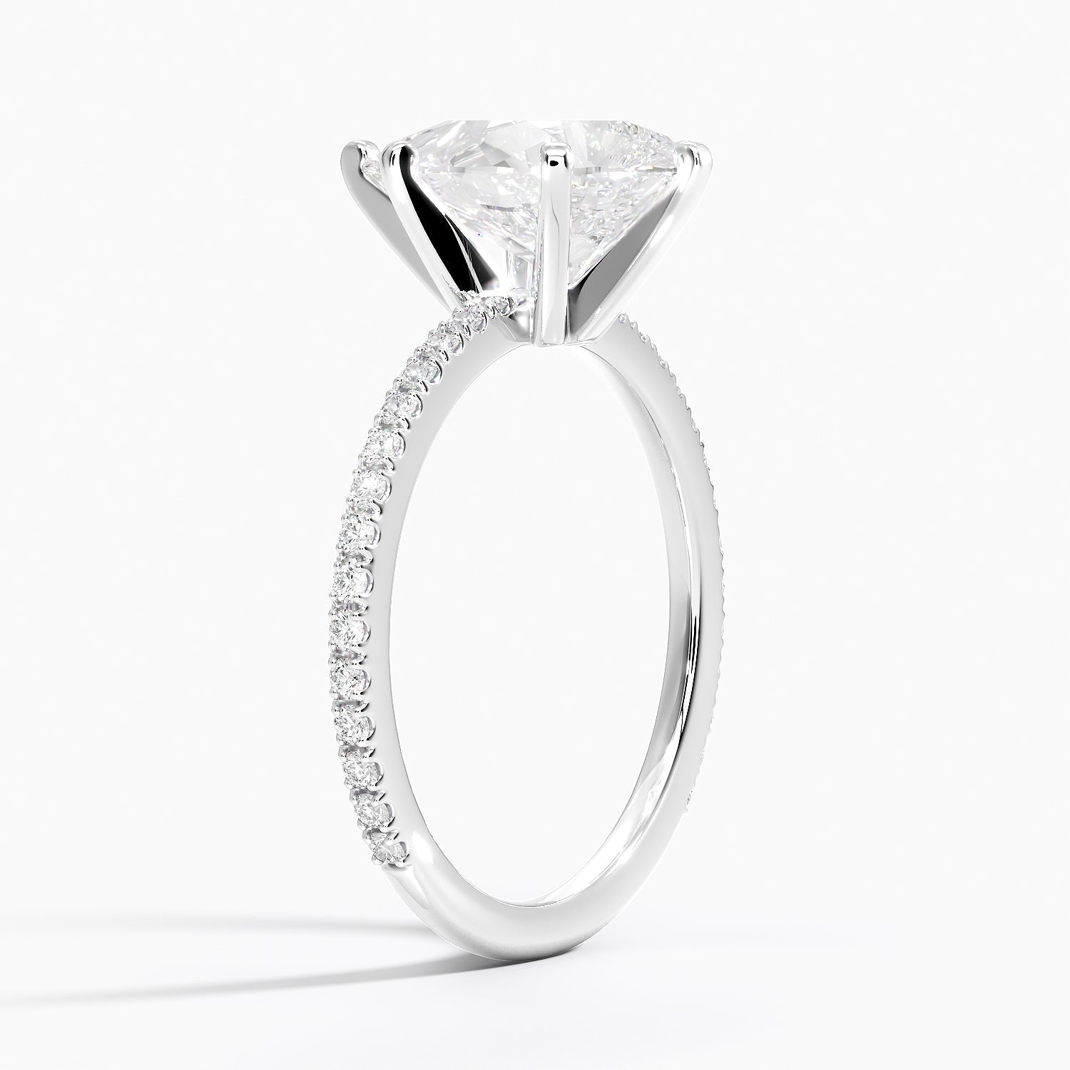 ecomposer-view with diamond shape-pear,ecomposer-size-2.5-ct,ecomposer-metal type-white-gold-18k