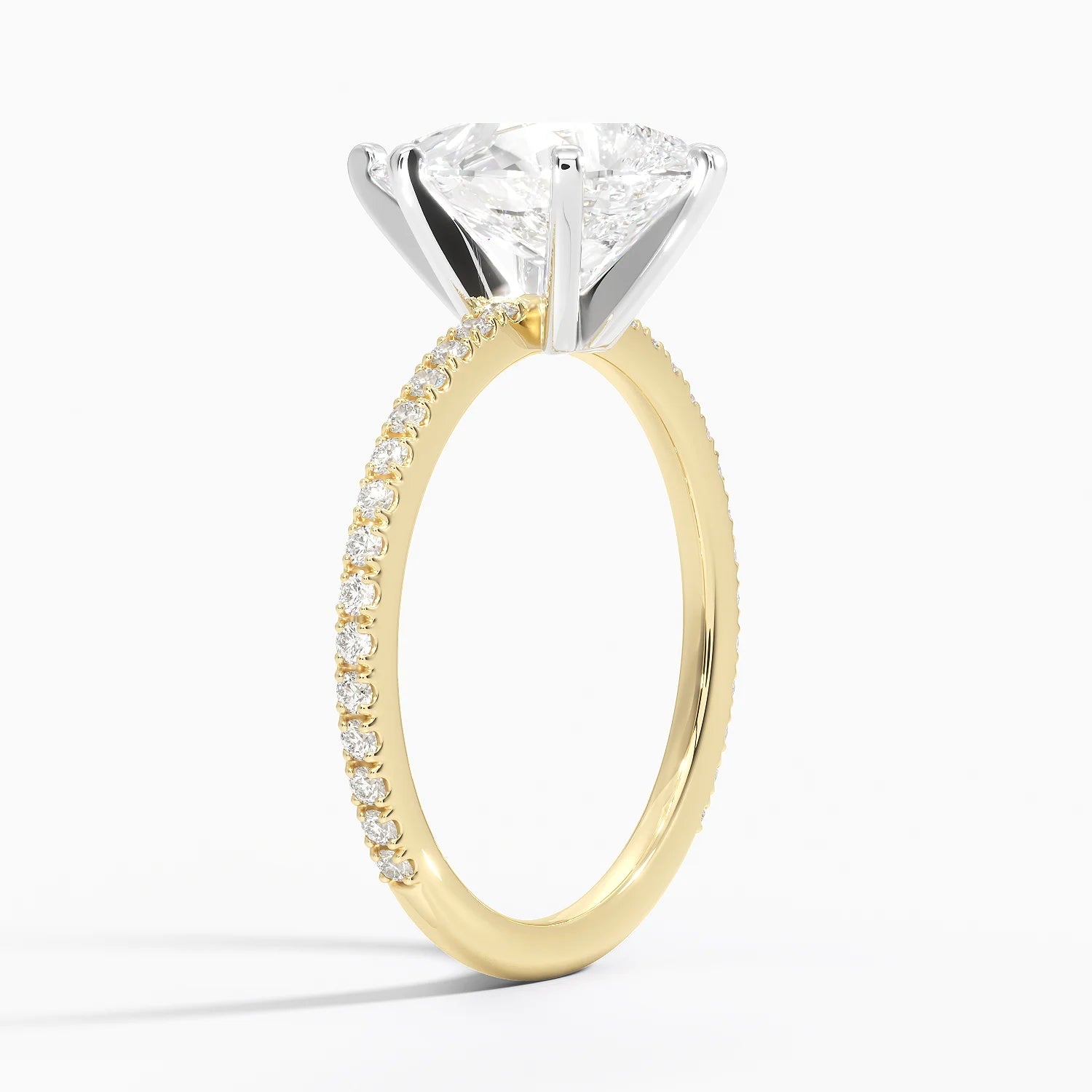 ecomposer-view with diamond shape-pear,ecomposer-size-2.5-ct,ecomposer-metal type-yellow-gold-18k