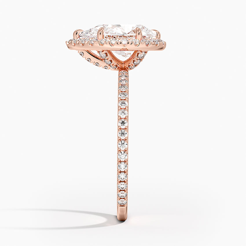 ecomposer-view with diamond shape-pear,ecomposer-size-2.5-ct,ecomposer-metal type-rose-gold-18k