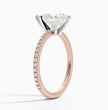 ecomposer-metal type-rose-gold-18K,ecomposer-ring setting-pave