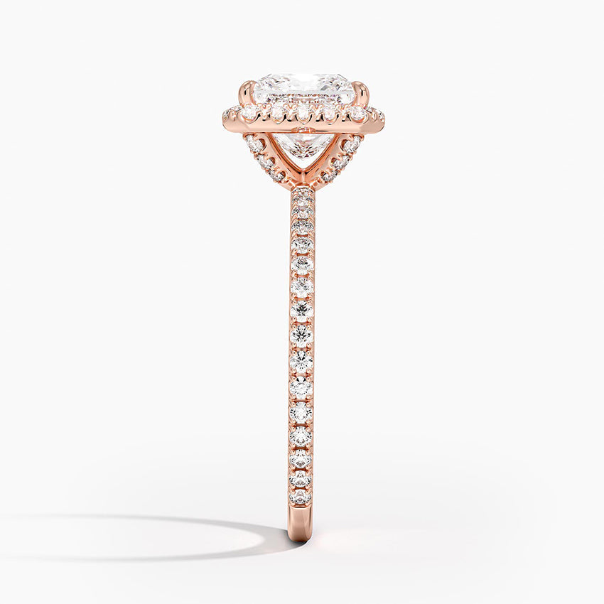 ecomposer-view with diamond shape-princess,ecomposer-size-1.5-ct,ecomposer-metal type-rose-gold-18k