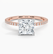 ecomposer-metal type-rose-gold-18K,ecomposer-ring setting-pave