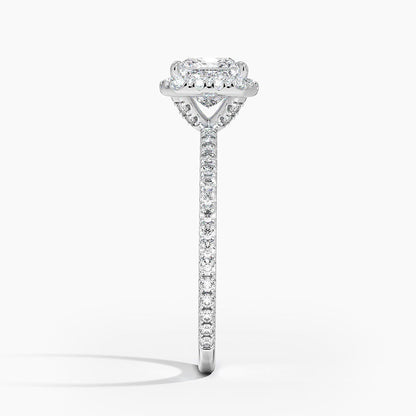 ecomposer-view with diamond shape-princess,ecomposer-size-1-ct,ecomposer-metal type-white-gold-18k