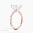 ecomposer-metal type-rose-gold-18K,ecomposer-ring setting-pave