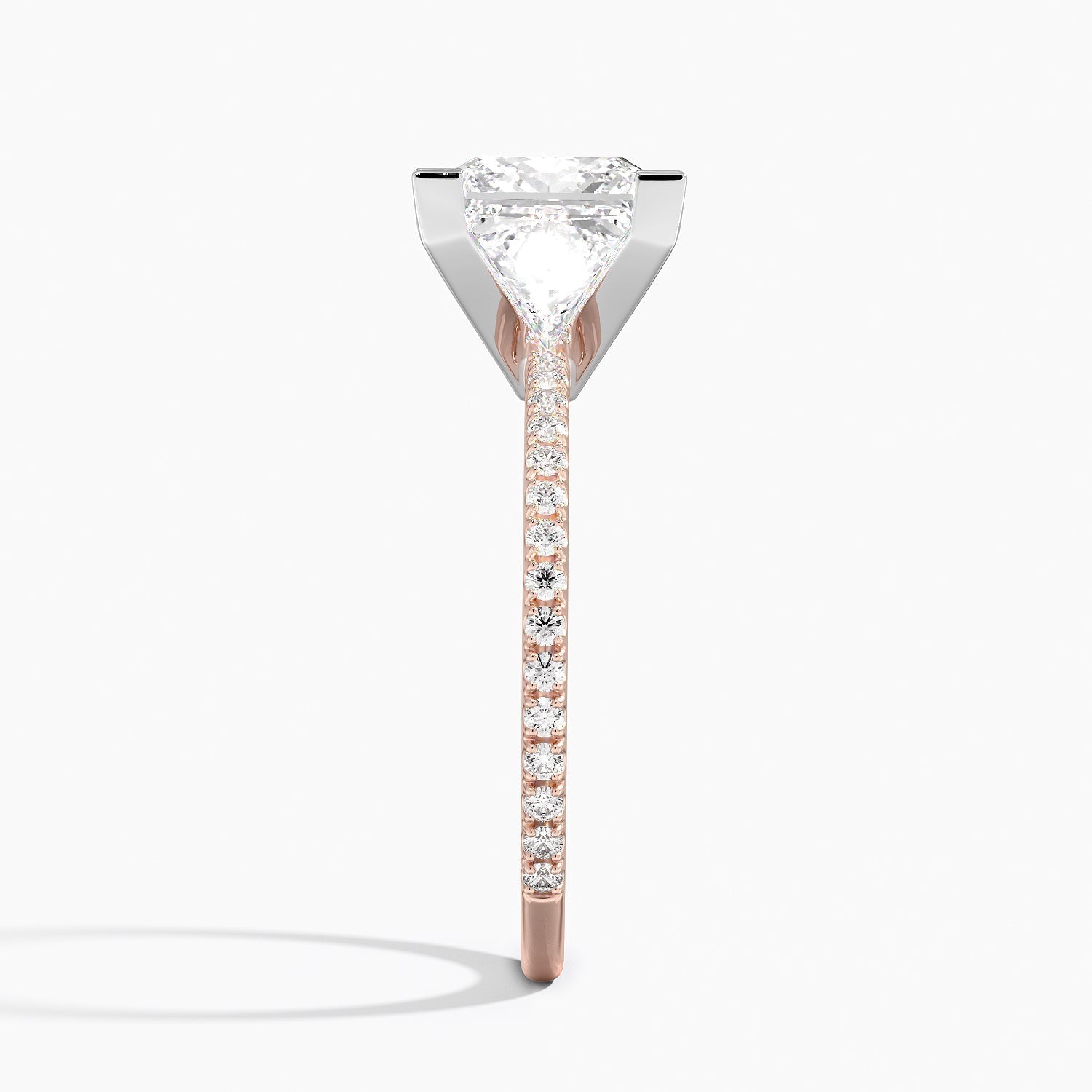 ecomposer-view with diamond shape-princess,ecomposer-size-2.5-ct,ecomposer-metal type-rose-gold-18k