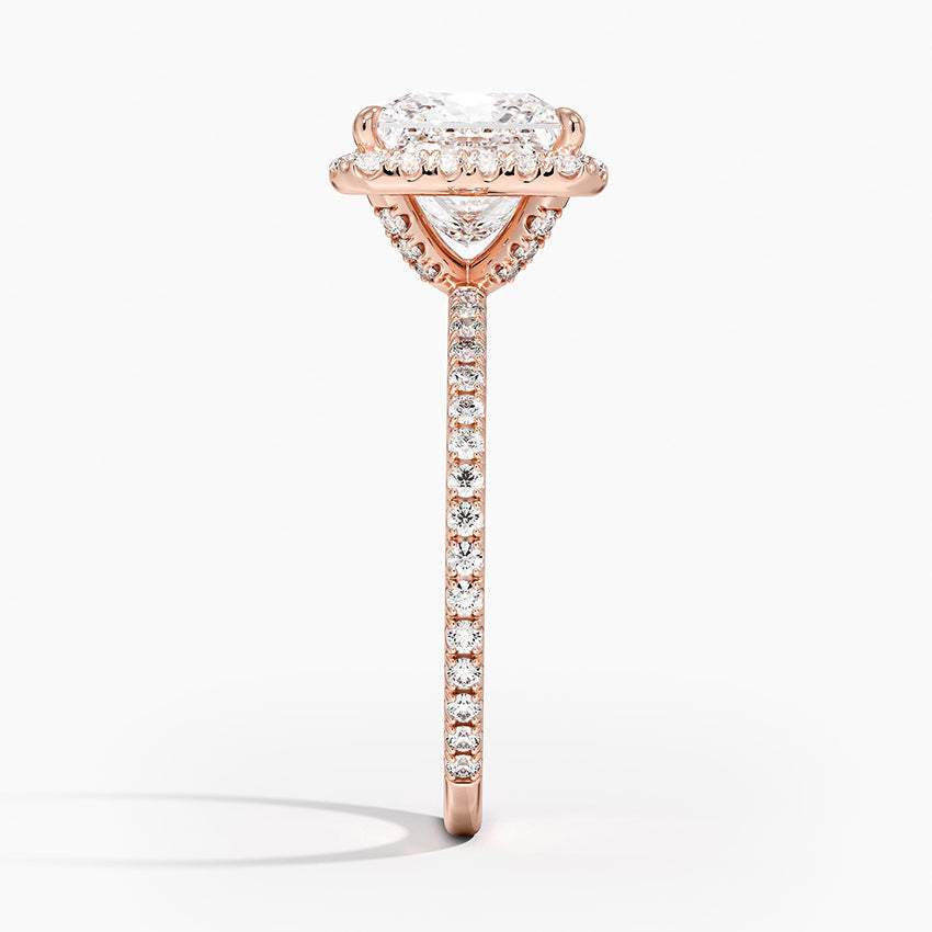 ecomposer-view with diamond shape-princess,ecomposer-size-2.5-ct,ecomposer-metal type-rose-gold-18k