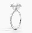 ecomposer-metal type-white-gold-18K,ecomposer-ring setting-halo-pave