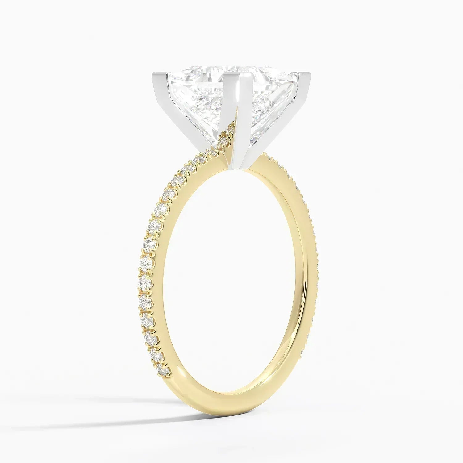 ecomposer-view with diamond shape-princess,ecomposer-size-2.5-ct,ecomposer-metal type-yellow-gold-18k