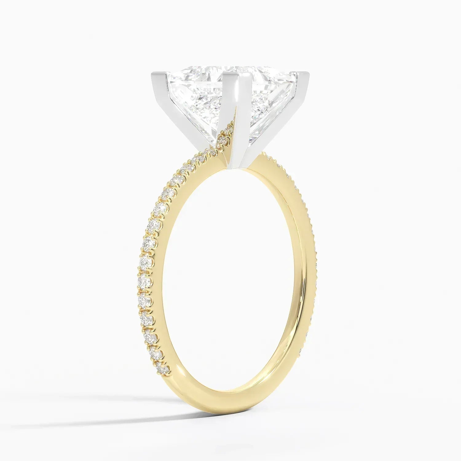 ecomposer-view with diamond shape-princess,ecomposer-size-2.5-ct,ecomposer-metal type-yellow-gold-18k