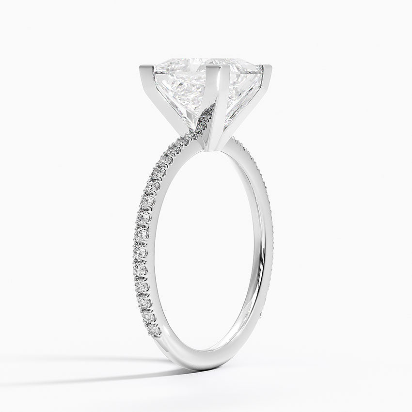 ecomposer-metal type-white-gold-18K,ecomposer-ring setting-pave