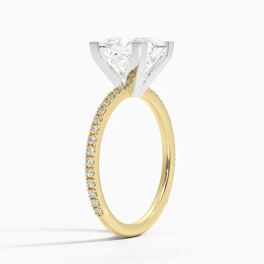 ecomposer-view with diamond shape-princess,ecomposer-size-2-ct,ecomposer-metal type-yellow-gold-18k