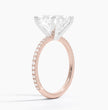 ecomposer-metal type-rose-gold-18K,ecomposer-ring setting-pave