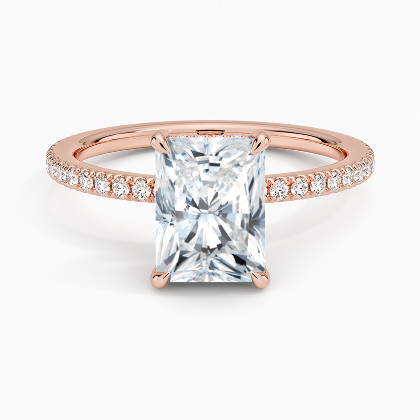 ecomposer-view with diamond shape-radiant,ecomposer-size-1.5-ct,ecomposer-metal type-rose-gold-18k