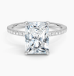 ecomposer-view with diamond shape-radiant,ecomposer-size-2.5-ct,ecomposer-metal type-white-gold-18k