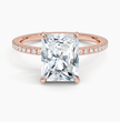 ecomposer-metal type-rose-gold-18K,ecomposer-ring setting-pave