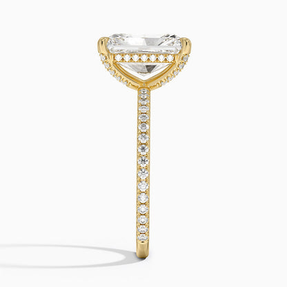 ecomposer-view with diamond shape-radiant,ecomposer-size-3-ct,ecomposer-metal type-yellow-gold-18k