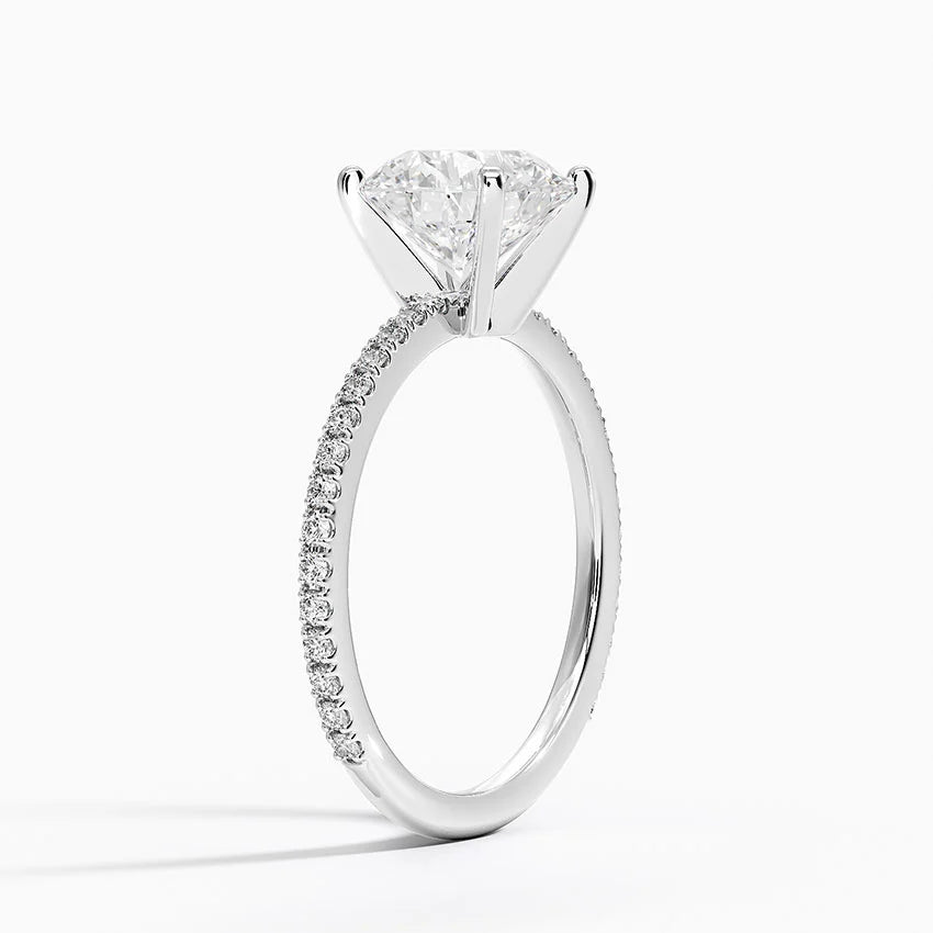 ecomposer-view with diamond shape-round,ecomposer-size-2-ct,ecomposer-metal type-white-gold-18k