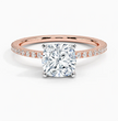 ecomposer-view with diamond shape-cushion,ecomposer-size-1.5-ct,ecomposer-metal type-rose-gold-18k