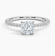 ecomposer-view with diamond shape-cushion,ecomposer-size-1-ct,ecomposer-metal type-white-gold-18k