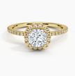 ecomposer-view with diamond shape-cushion,ecomposer-size-1-ct,ecomposer-metal type-yellow-gold-18k
