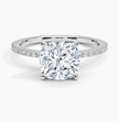 ecomposer-view with diamond shape-cushion,ecomposer-size-2-ct,ecomposer-metal type-white-gold-18k