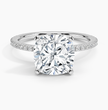 ecomposer-view with diamond shape-cushion,ecomposer-size-3-ct,ecomposer-metal type-white-gold-18k