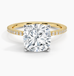 ecomposer-view with diamond shape-cushion,ecomposer-size-3-ct,ecomposer-metal type-yellow-gold-18k