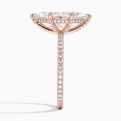 ecomposer-view with diamond shape-marquise, ecomposer-metal type-rose-gold-18k