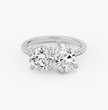ecomposer-view with diamond shape-round-and-pear,ecomposer-metal type-white-gold-18k