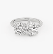 ecomposer-view with diamond shape-round-and-pear,ecomposer-metal type-white-gold-18k