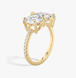 ecomposer-view with diamond shape-round-and-pear,ecomposer-metal type-yellow-gold-18k