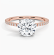 ecomposer-metal type-rose-gold-18K,ecomposer-ring setting-pave