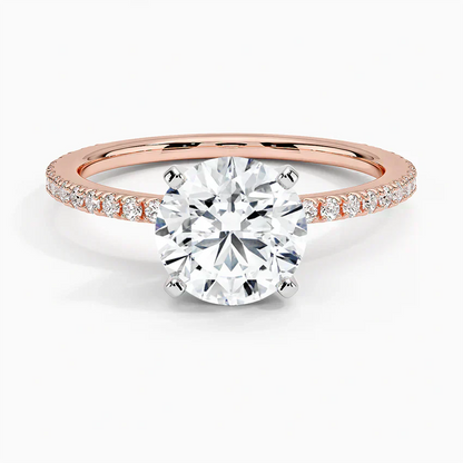 ecomposer-view with diamond shape-round,ecomposer-size-1.5-ct,ecomposer-metal type-rose-gold-18k