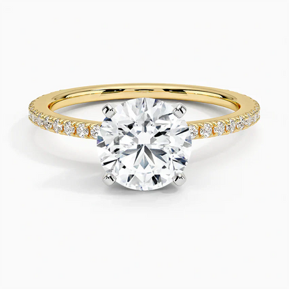 ecomposer-view with diamond shape-round,ecomposer-size-1.5-ct,ecomposer-metal type-yellow-gold-18k